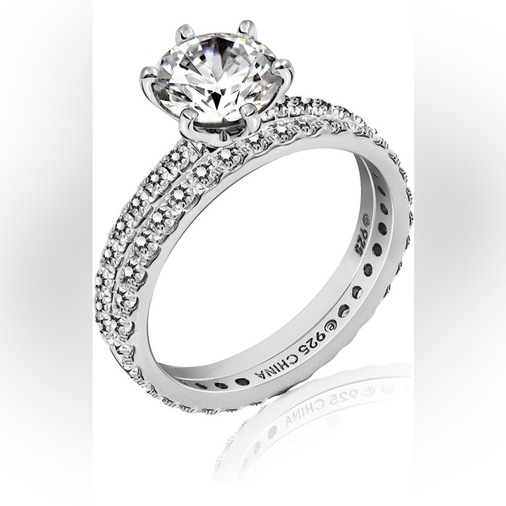 NWT Amazon Collection Platinum Wedding Set